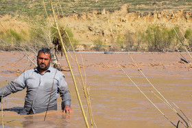 جاری شدن سیل در روستاهای آذربایجان غربی