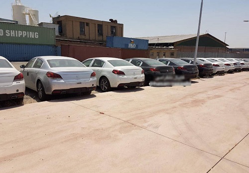 ورود محموله جدید پژو 508 به گمرک ایران